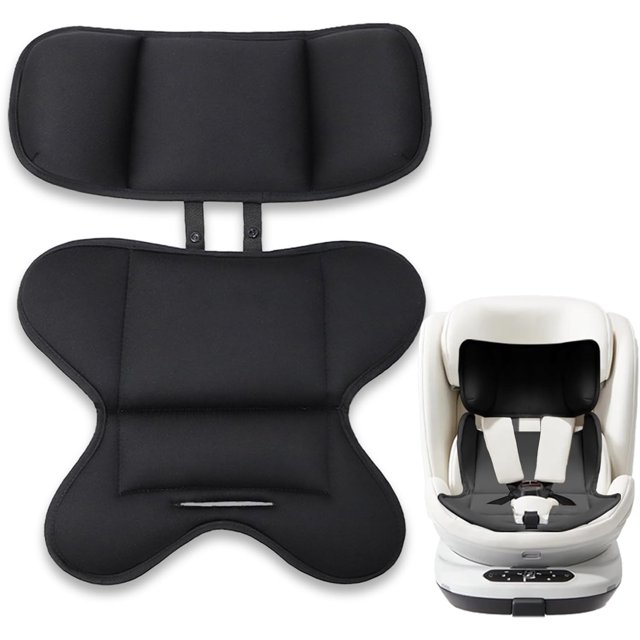 Inserto de asiento de coche para bebé, inserto de asiento de coche recién nacido y almohada de apoyo para la cabeza compible con cochecitos de asiento de coche Doona, cojín de carriola,