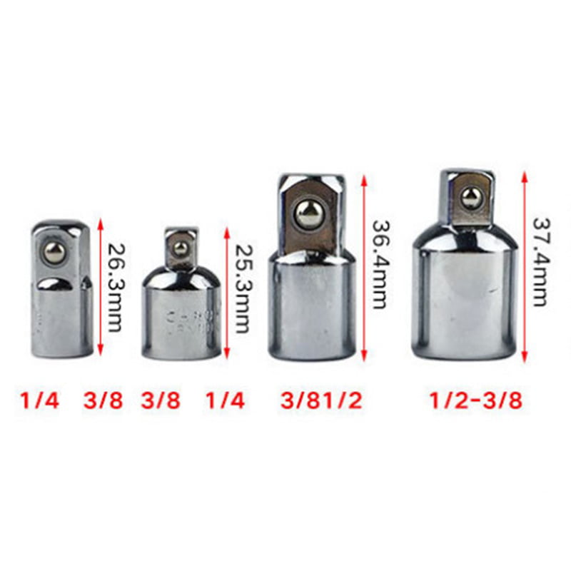 Chrome Vanadium Steel FTVOGUE Impact Adapter 1/2 to 3/4 Inch Impact Socket Wrench Adapter Converter Reducer 