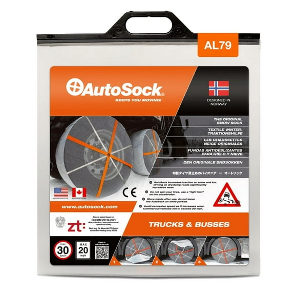 AutoSock AL79 Tire Chain Alternative, Winter Traction Device for Semi Trucks