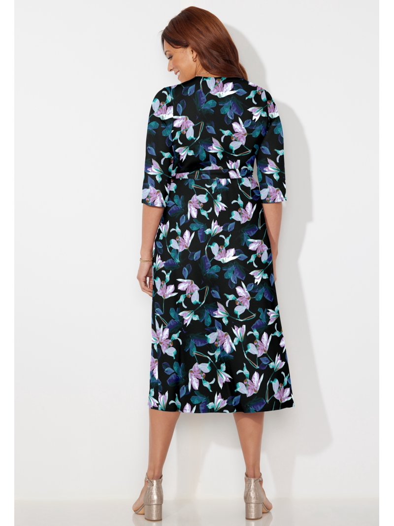 green and white dresses for women Green and White Printed Dress | Harmony Hues