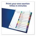 thumbnail image 2 of Customizable Toc Ready Index Multicolor Dividers, 1-12, Letter | Bundle of 2 Sets, 2 of 5