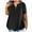 Black #A, variant on Plus Size Soft Cotton T Shirts for Women Loose Summer Top Comfy Short Sleeve V Neck Base Tees Solid Color Tshirts (XL, Purple 01)