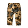 thumbnail image 5 of Kyaiguyo 1-7Y Baby Toddler Boys Camouflage Pants Kids Spring Casual Youth Loose Trousers Autumn Elastic Waist Joggers Sport Camo Cargo Pants, 5 of 9