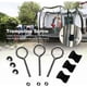 thumbnail image 2 of Round screws for attaching trampoline accessories - Easy to use - Durable - Practical - Suitable for large and small trampolines (12 pcs), 2 of 5