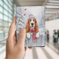 thumbnail image 4 of Playful Basset Hound Welcomes Winter Snowy Day with Cardinal Bird Travel Passport Wallet Bassets Dog Breed Lovers Gifts Idea PU Leather Passport Holder Cover - 2017, 4 of 5