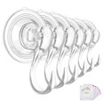 thumbnail image 1 of Vis'V Ganchos de Ventosa Pequeños Ganchos de Succión de Vacío Transparentes y Resistentes con Toallitas Ventosas de Ducha con Ganchos Perchas de Succión Reutilizables Extraíbles para Azulejos, Paredes, 1 of 1