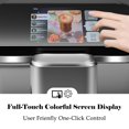 thumbnail image 2 of M optimized Espresso Machine, 20 Bar Cappuccino Latte Machine With Frother and Convenient One-Touch Control Panel, Single/Double Shot, 1350W, Silver Gray, 2 of 9