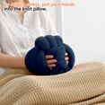 thumbnail image 4 of Knot Pillow Ball Plush - Decorative Throw Pillows for Bed Stress Relief, Round Knot Cushion for Sofa Decor Pet Toy, Navy 8 inch, 4 of 10