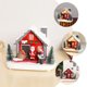 thumbnail image 4 of GOOHOCHY Adorno navideño luminoso para casa, adorno decorativo de resina para casa de pueblo., 4 of 7