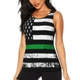 thumbnail image 1 of Fotbe American Flag Blusas Sin Mangas para Mujer – Estilo Casual, Corte Suelto, Slim-Fit, Cuello Redondo Deportivo, Tops de Verano para Gimnasio y Yoga-XX-Large, 1 of 7