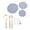 Suit, variant on Giaone 3layers Fruit Tea Tray DIY Mold Serving Board Plate Crystal Epoxy Resin Mould