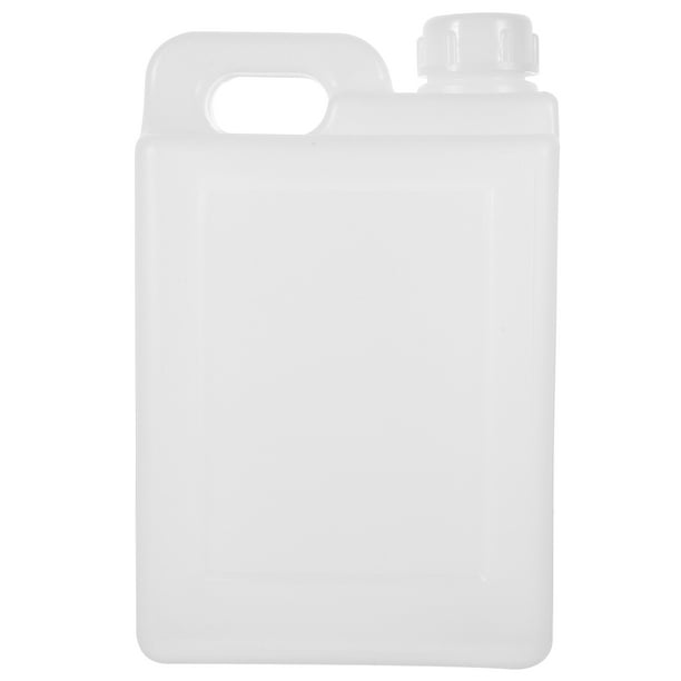 ColoMX Botella de plástico para líquidos, jarra de agua, contenedor reutilizable para almacenar aceite con tapa para almacenar y dispensar, estilo B