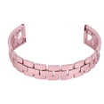 thumbnail image 3 of Correa de muñeca de acero inoxidable de moda para mujer para pulsera Fitbit Versa reloj inteligente BandRose oro, 3 of 5