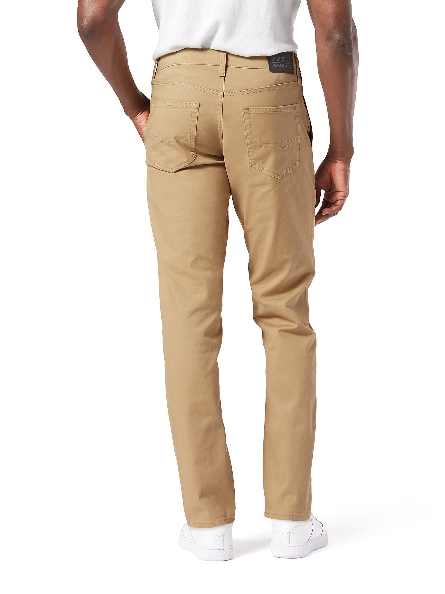 Signature By Levi Strauss & Co. Men's and Big Men's Athletic Hybrid Chino -  