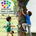 thumbnail image 4 of 12Pcs Tree Climbing Holds with 6 Ratchet Straps, Kids Adults Climber Large Climbing Rocks, Obstacle Course Training Tree Climbing Kit for Outdoor, Backyard, Gym, 4 of 8