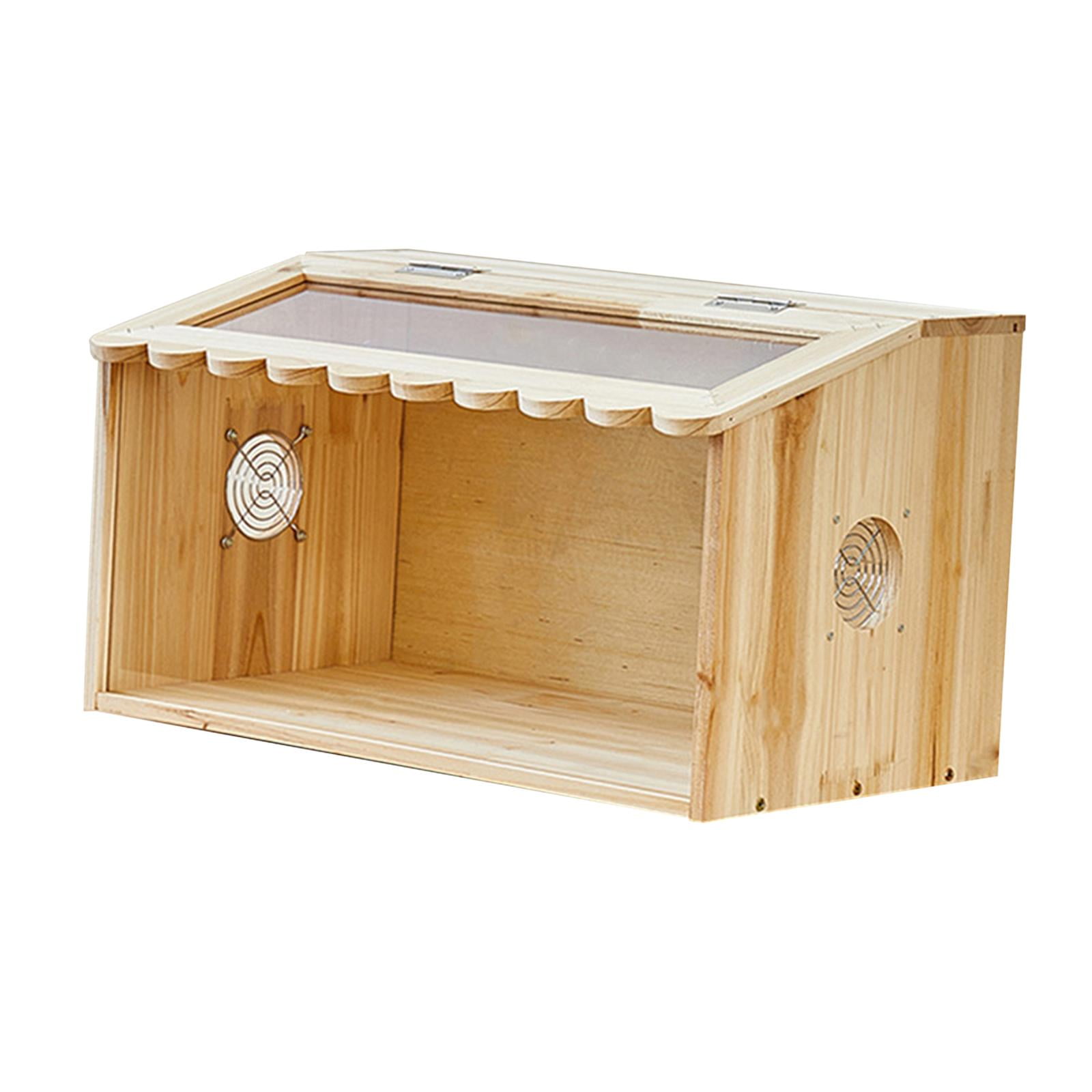 Fzaqwen Brooder Box for Chicks Chicken Coop Accessory Easy Assembly Easy Access Breeding Length 50 cm