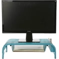 thumbnail image 4 of Mind Reader MESHMONSTA-TUR Metal Mesh Desk Drawer, Desktop Monitor Stand Organizer, Turquoise, 4 of 5