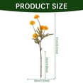 thumbnail image 6 of Red Flowers, Faux Silk Mini Chrysanthemum Stems, 1PC Fake Mums Artificial Flowers for DIY Wedding Centerpieces Arrangements and Floral Crafts, 6 of 8