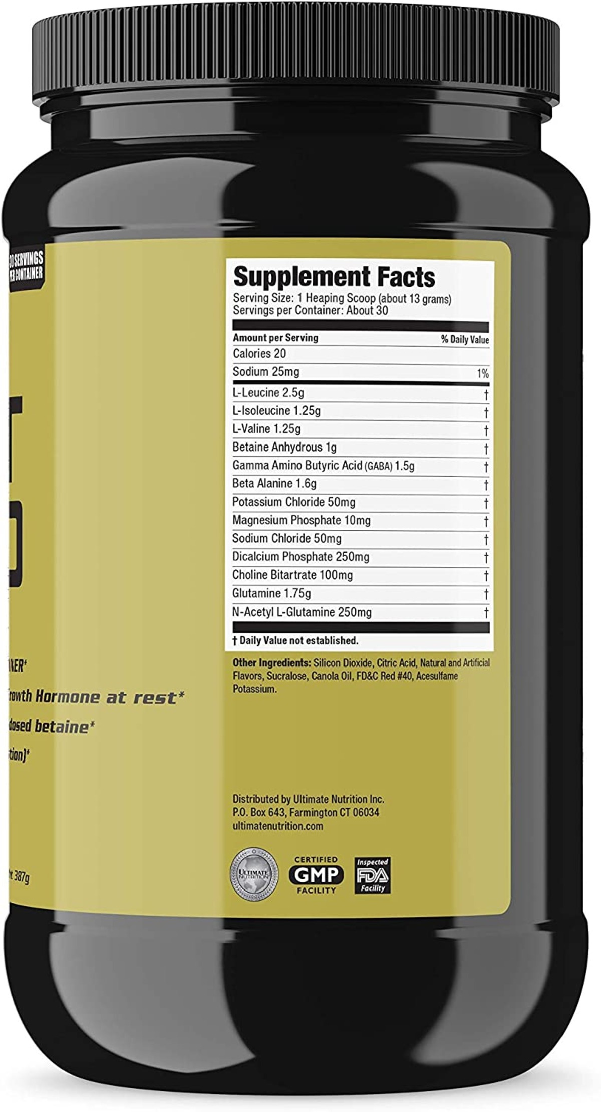 Ultimate Nutrition Post Gold Post-Workout Powder, Muscle Recovery Drink with BCAA, Glutamine, 1.07lb