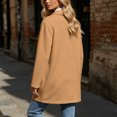 thumbnail image 5 of Guluxicc Womens Dressy Coats Double Button Lapel Collar Long Sleeve Coats with Side Pockets for Everyday Fall Winter, 5 of 5