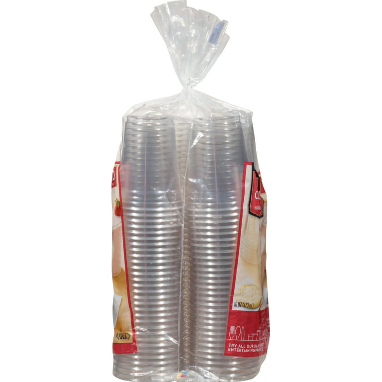 Member's Mark Clear Plastic Cups (20 oz., 120 Ct.)
