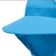 thumbnail image 6 of AWZXDE Kids Bucket Hat Adjustable Solid Color Sun Protection Beach Hat for Toddler Boy Girl, 6 of 7