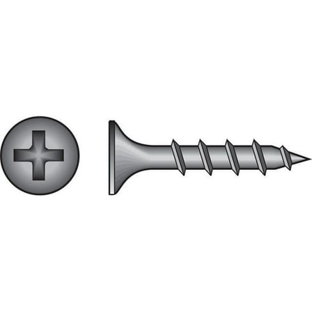 No.8 S x 3 in. Phillips Drywall Screws, 100 per Pack