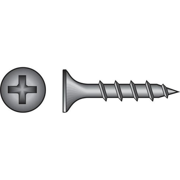 No.8 S x 3 in. Phillips Drywall Screws, 100 per Pack