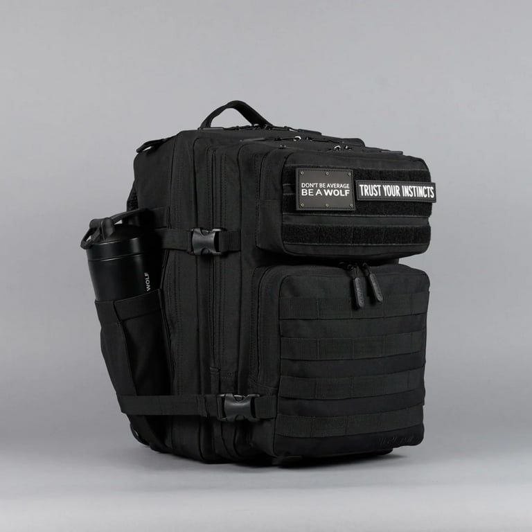 Alpha 35L Heavy Duty Waterproof Outdoor Backpack in Black