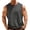 Gray #021, variant on Sleeveless Shirts for Men Casual Tank Tops Muscle Shirt Summer T Shirts Beach Loose Fit Tee, 3XL