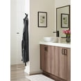 thumbnail image 2 of Amerock Acclivity Contemporary Single Prong Matte Black Wall Hook, 2 of 9