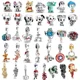 thumbnail image 2 of Disney-colgante de aleación de Marvel para mujer, Pooh, Spiderman, Groot, Stitch, Charm Bead, DIY, Pan, pulsera, accesorios de joyería, regalo, 2 of 5