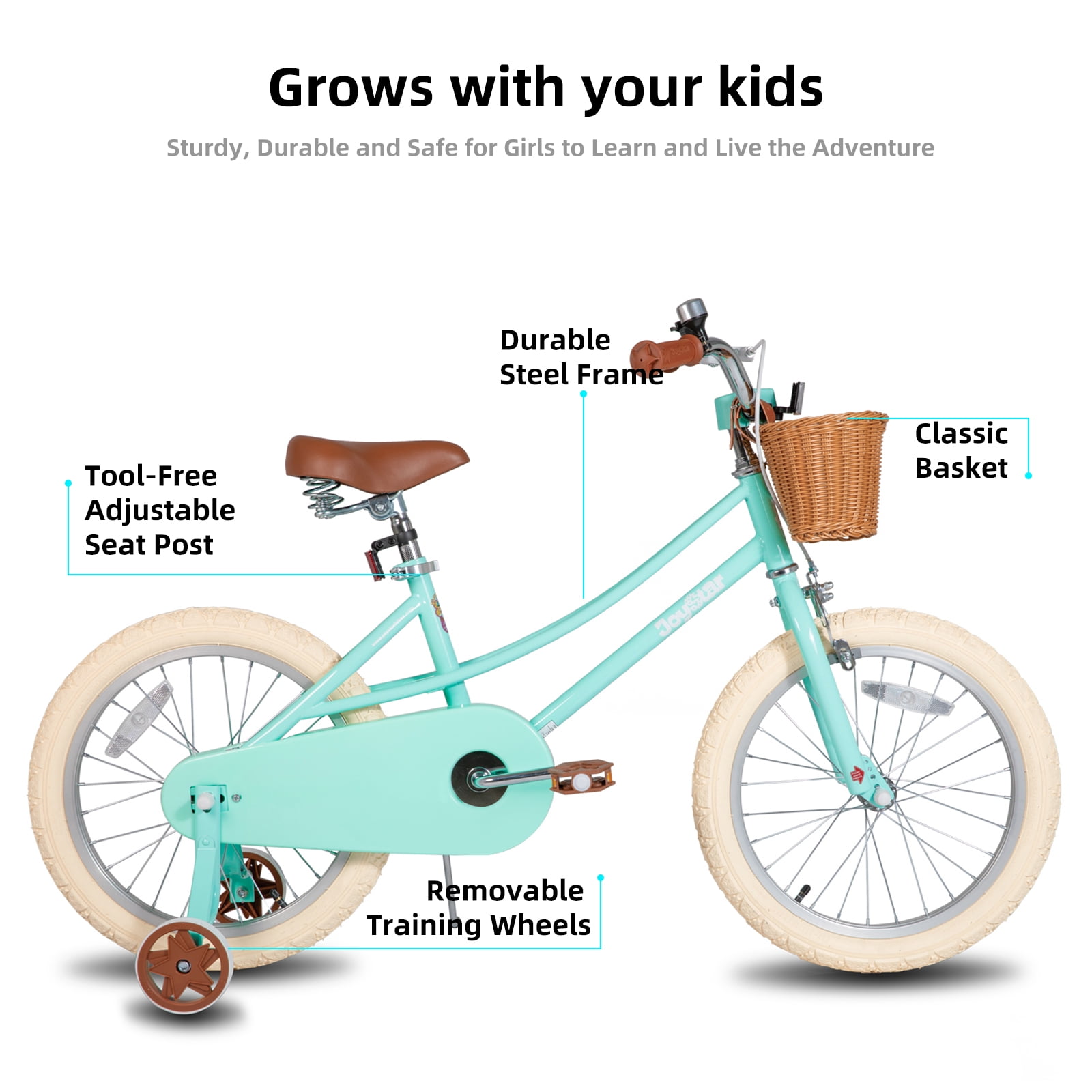 Joystar 18 Girls Bike for Indoor Playground Cycling