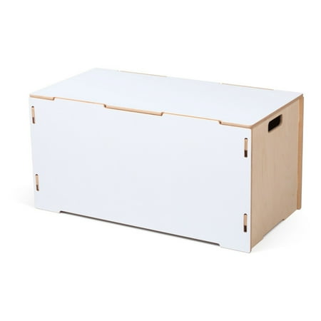 Sprout Large White Wooden Storage Tote Box With Lids Sprout Large White Wooden Storage Tote Box With Lids