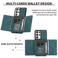 thumbnail image 2 of Jiahe Cover for Samsung Galaxy A13 5G, Wallet Case with Card Holder Pocket,Rugged Shockproof PU Leather Kickstand Card Slot Anti-Scratch Case Cover, blue, 2 of 5