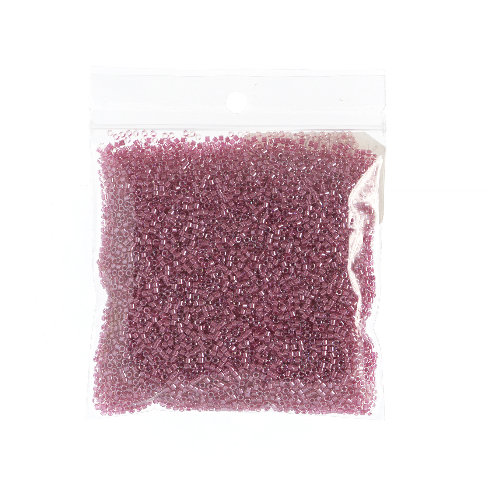 Miyuki Delica 11/0 - Pink Sparkle Crystal Lined DB0902 - 50gms Bag of Japanese Glass Beads