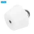 thumbnail image 3 of Uxcell Silicone Rubber Tapered Plug 44 to 55mm Solid Bathtub Bungs Stopper with Ring White 2 Pieces, 3 of 5
