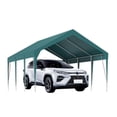 thumbnail image 1 of Bingirl Carport Shelter Industrial Grade Frame Full Weather Protection Height Adaptable Frame Multi Vehicle Coverage for Outdoor Vehicle Storage RV Parking, 1 of 5