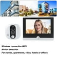 thumbnail image 3 of Door Peephole Camera WiFi, 1080P Door Eye Hole Camera with 4.3inch IPS Screen, Digital Peephole Door Viewer Support Motion Detection, Infrared Night Vision, 3 of 7