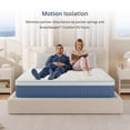 thumbnail image 6 of EGOHOME ChillWeave Queen Mattress, 12" Hybrid Mattress in a Box, Medium, 6 of 9