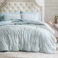 thumbnail image 1 of Juego de Edredón Bedsure King Size Azul Polvoriento Boho 3 Piezas, 1 of 8