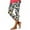 Black, variant on Womens Novelty Print Leggings Summer Casual Capri Pants Hawaiian Beach Capris Buttery Soft Compression Pants Red M