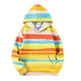 thumbnail image 5 of ShomPort Girls Hoodies Girl Casual Oversized Pullover Colorful Long Sleeve Hooded Sweatshirts 4-14 Years, 5 of 6