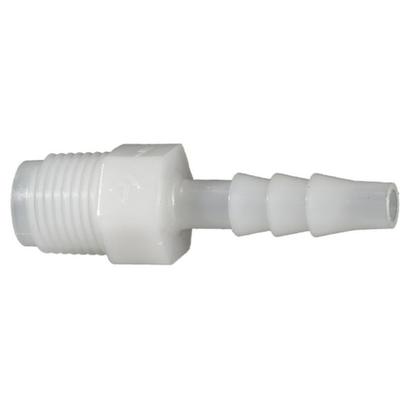 3/16" x 1/8MIP Nylon Plastic Hose Barbs HBN-059 (8 pcs.)
