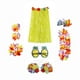 thumbnail image 5 of Traje De Falda Hawaiana Conjunto De Disfraces Luau National Dress Cosplay 60cm Amarillo Sunnimix falda hawaiana, 5 of 8