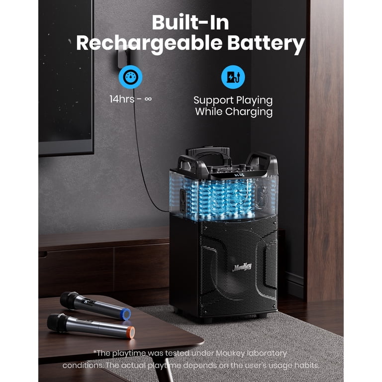 Moukey Professional Karaoke Machine, 10