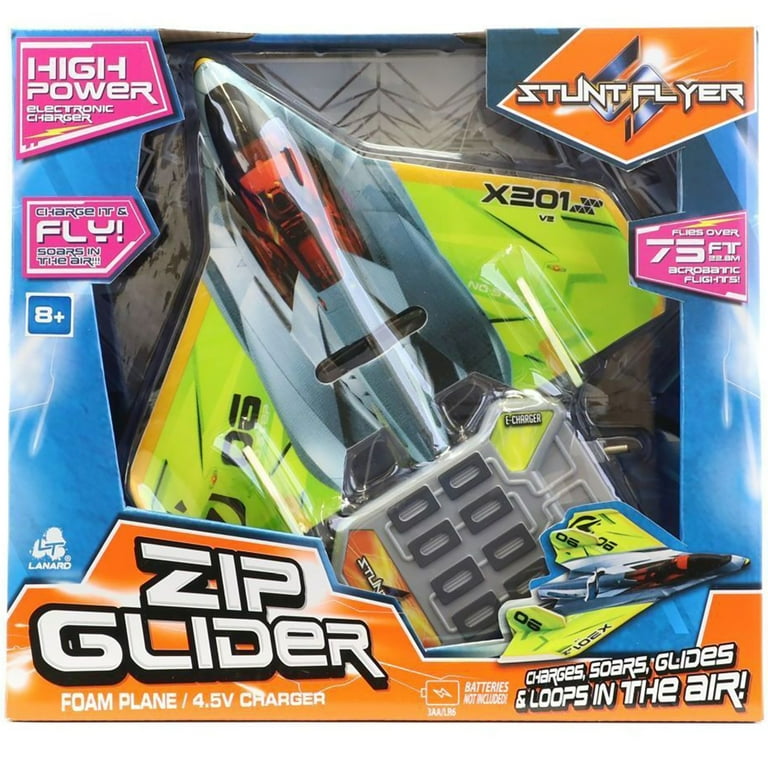The Flyer 模型キット Lanard: Stunt Plane Flyer - Zip Glider - Super High-Flying Toy