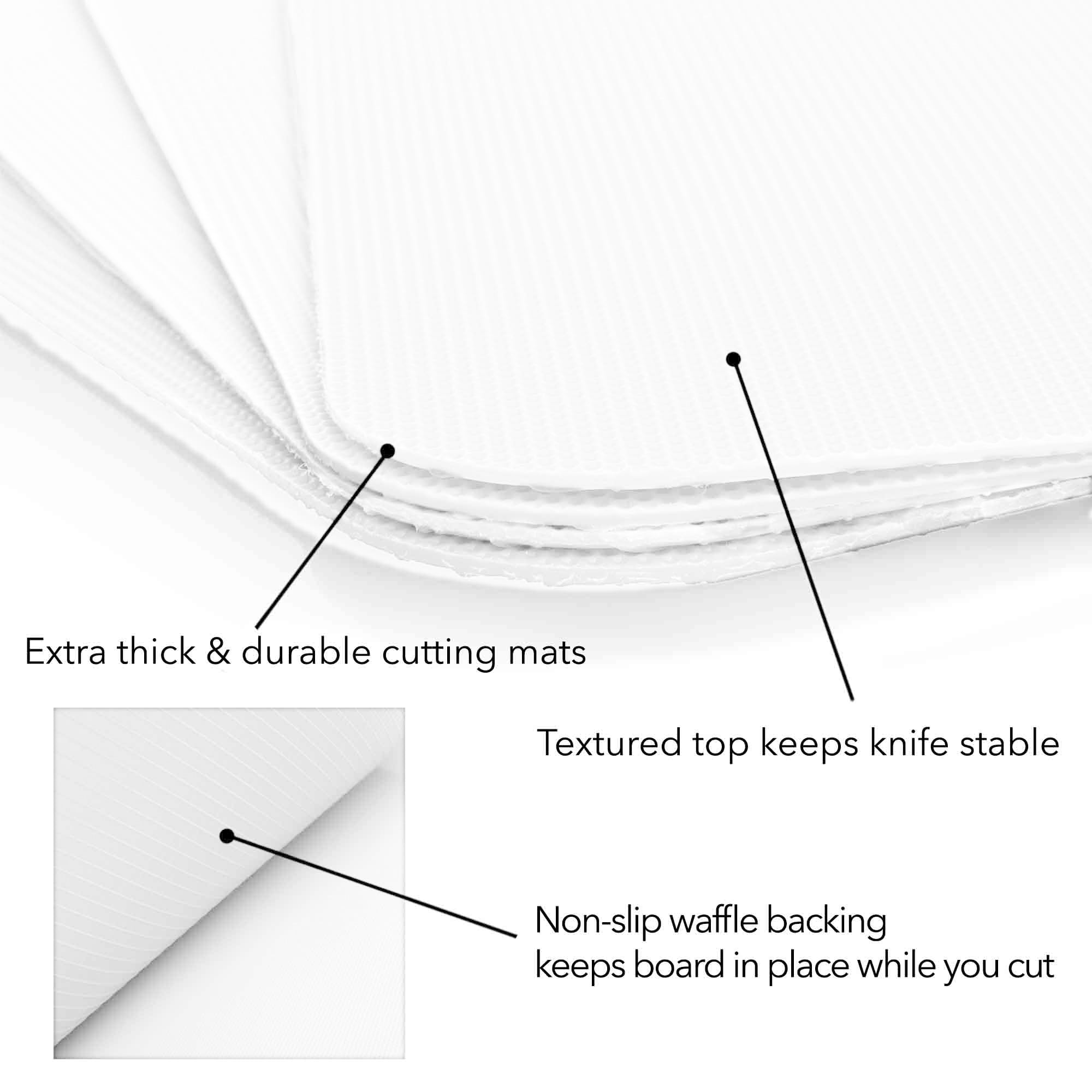 Simply Genius (8 Piece) Extra Thick Cutting Boards for Kitchen