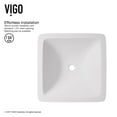 thumbnail image 5 of VIGO Begonia Matte Stone Vessel Bathroom Sink Set With Duris Vessel Faucet In Brushed Nickel, 5 of 15