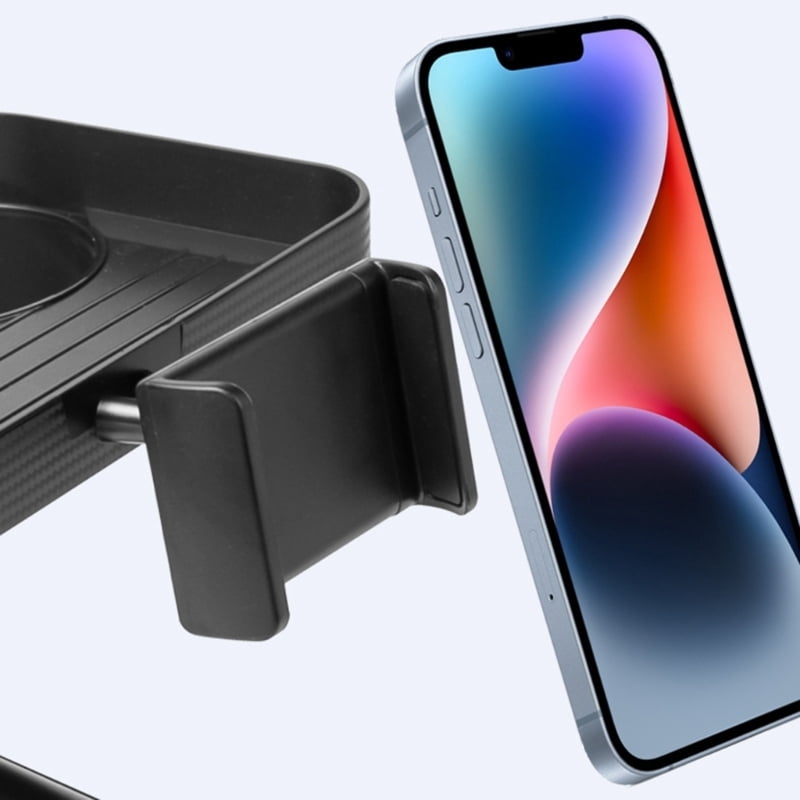 Car Food Tray, Rotatable Car Trays for Eating in Parked Car, Car Desk for Laptop, Car Cup Holder Tray
